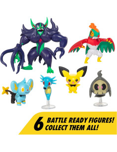 Conjunto de Figuras Pokémon Grimmsnarl 6 Piezas 11,43 cm 2