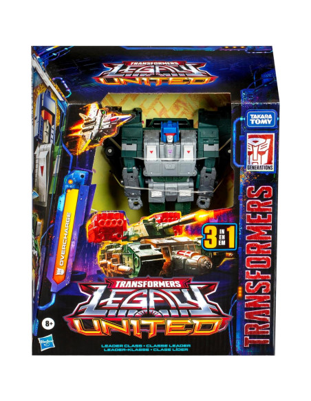 Transformers Legacy Overcharge Hasbro figura 19 cm 3 en 1