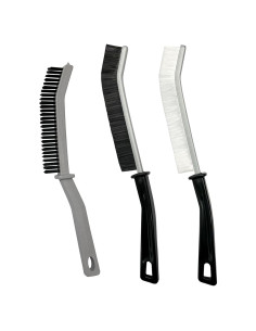3 Cepillos de Limpieza Miccilot - Mango Largo y Cerdas Firmes