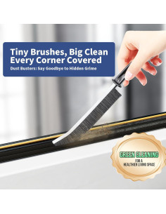 3 Cepillos de Limpieza Miccilot - Mango Largo y Cerdas Firmes 2