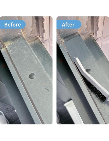 3 Cepillos de Limpieza Miccilot - Mango Largo y Cerdas Firmes