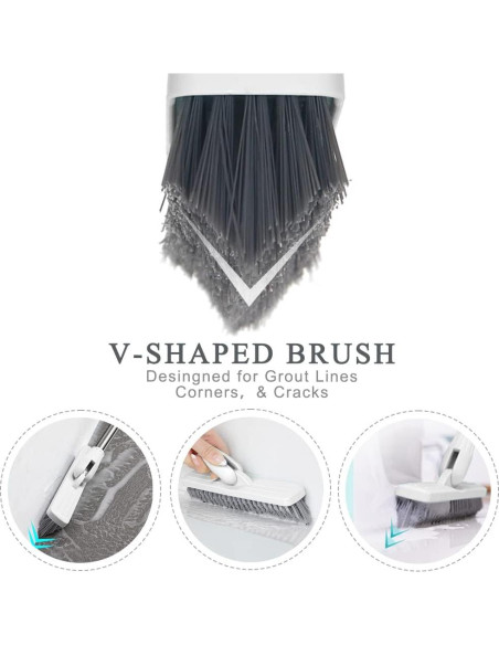 Cepillo de Lechada LandHope 127 cm Mango Largo Cerdas V