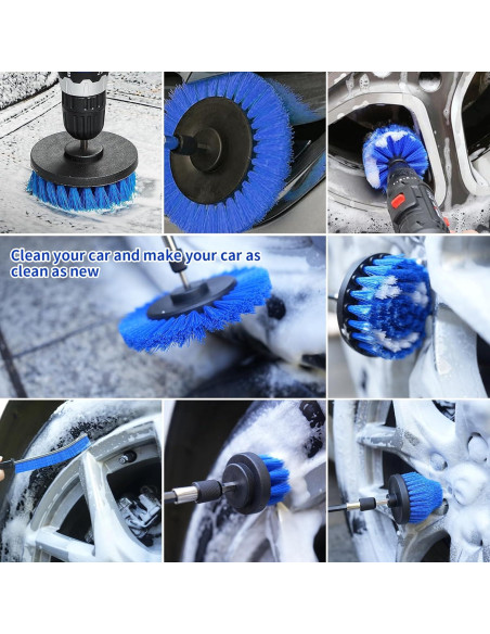 Juego de 10 Accesorios de Cepillo TOWBRUS para Taladro