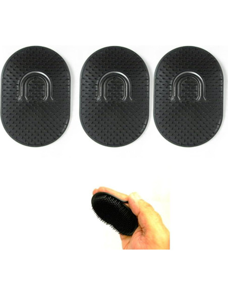 Cepillo de Pelo Negro SG Peine de Viaje Masaje Cuero Cabelludo