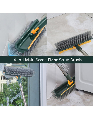Cepillo de Piso 4 en 1 ARAINY Mango Largo 135.89 cm