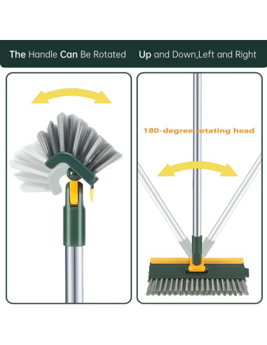 Cepillo de Piso 4 en 1 ARAINY Mango Largo 135.89 cm