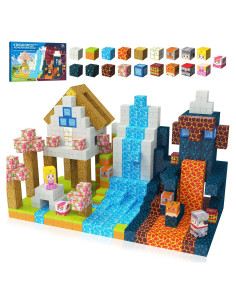 Bloques Magnéticos Dcwunk 150 Piezas Juguetes STEM 3-13 Años