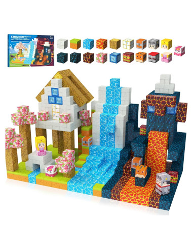 Bloques Magnéticos Dcwunk 150 Piezas Juguetes STEM 3-13 Años