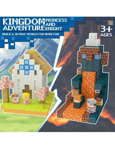 Bloques Magnéticos Dcwunk 150 Piezas Juguetes STEM 3-13 Años