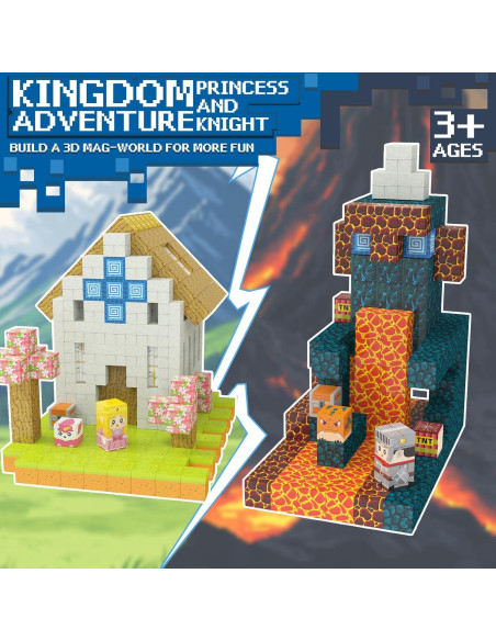 Bloques Magnéticos Dcwunk 150 Piezas Juguetes STEM 3-13 Años