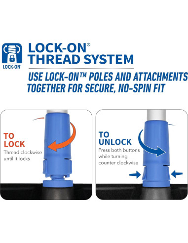 Cepillo de limpieza de lechada Unger - Giratorio 13.97 cm