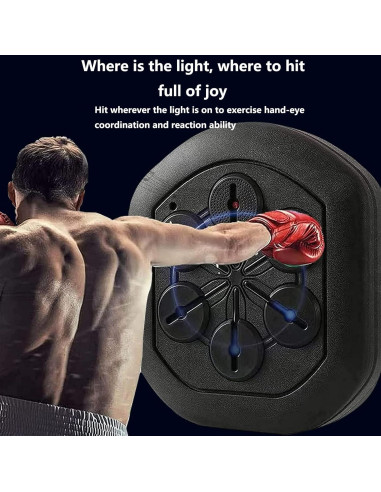 Máquina de Boxeo Musical GGFSSQ Montada en Pared - Ejercicio