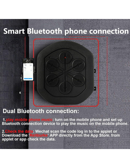 Máquina de Boxeo Musical GGFSSQ Montada en Pared - Ejercicio