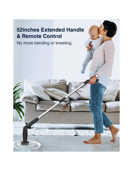 Cepillo Eléctrico Giratorio Leebein YMG-820 con Control Remoto