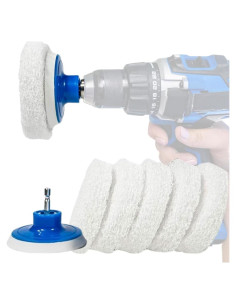 Juego de 7 Cepillos de Taladro RotoScrub para Limpieza