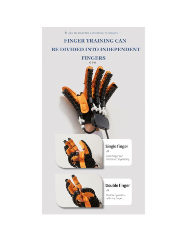 Guantes de Rehabilitación Robotizados OUOQNUE para Dedos