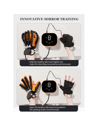 Guantes de Rehabilitación Robotizados OUOQNUE para Dedos