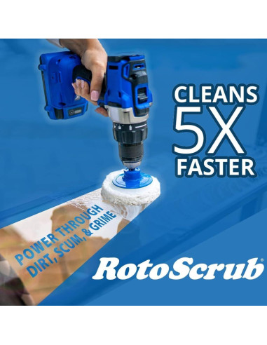 Juego de 7 Cepillos de Taladro RotoScrub para Limpieza