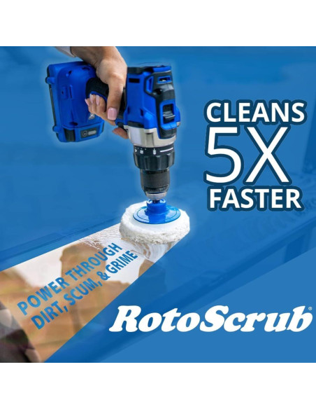 Juego de 7 Cepillos de Taladro RotoScrub para Limpieza