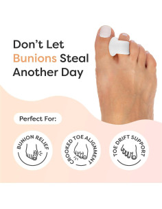 Separadores de Dedos de Gel ZenToes para Juanetes - 4 Piezas 2