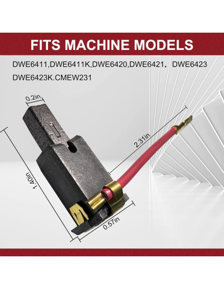 4 Piezas Conjunto de Caja de Cepillos DeWalt N292059