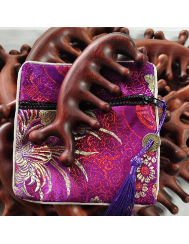 Peine de Masaje de Sándalo Waakuum para Acupresión