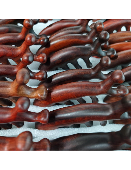 Peine de Masaje de Sándalo Waakuum para Acupresión