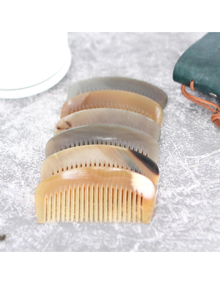 Peine de Cuerno Natural TAMAWire Antiestático 10x9.8cm