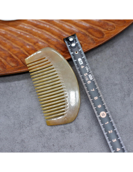 Peine de Cuerno Natural TAMAWire Antiestático 10x9.8cm