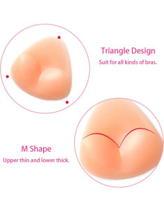 Aumentadores de Senos SEEKUP Triángulo Silicona 10x10 cm 2