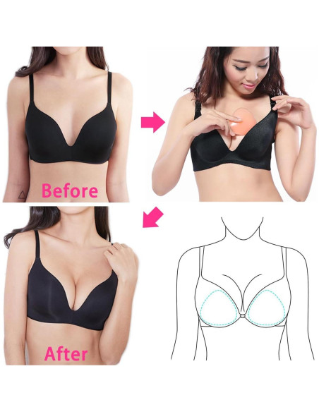 Aumentadores de Senos SEEKUP Triángulo Silicona 10x10 cm