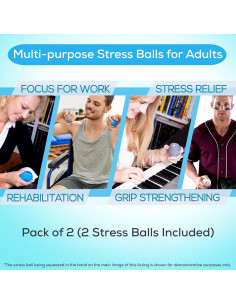 Bolas de Estrés Serenilite para Adultos - Alivio y Fortalecimiento 2