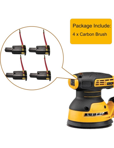 4 Piezas Conjunto de Caja de Cepillos DeWalt N292059