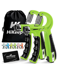Entrenador de Fuerza de Agarre HiKeep - Resistencia 4,54-59 kg
