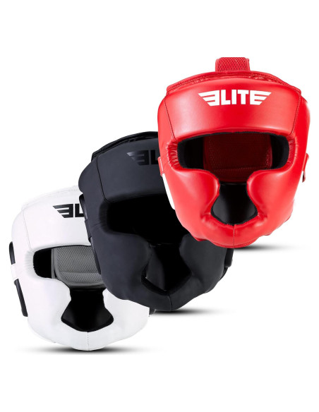 Casco de Boxeo Elite Sports Ajustable para MMA y Kickboxing