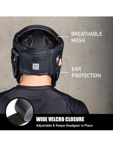 Casco de Boxeo Elite Sports Ajustable para MMA y Kickboxing