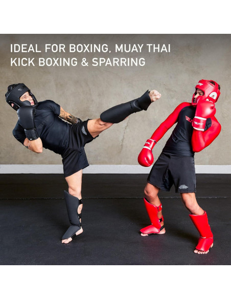 Casco de Boxeo Elite Sports Ajustable para MMA y Kickboxing