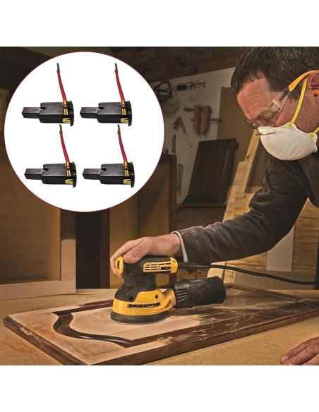 4 Piezas Conjunto de Caja de Cepillos DeWalt N292059