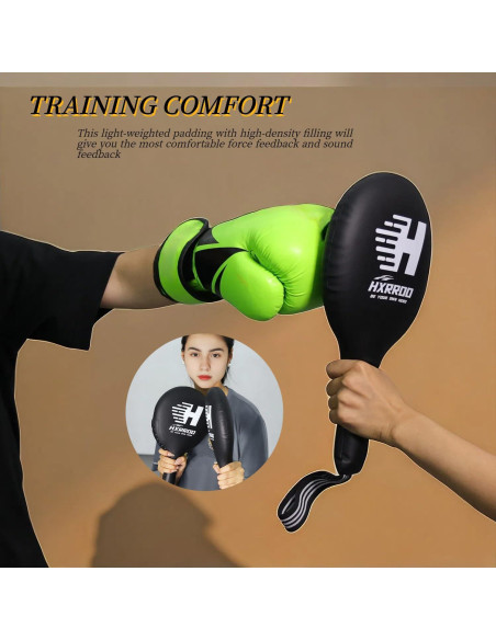 Paquete de 2 Almohadillas de Boxeo HXRROO Redondas 31.75cm