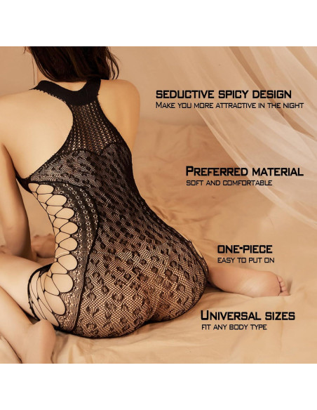 Conjunto de Lencería Sexy Famstar Babydoll de Red