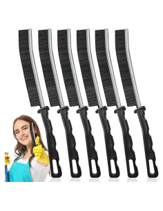 Juego de 6 cepillos de limpieza MyVaky para rincones