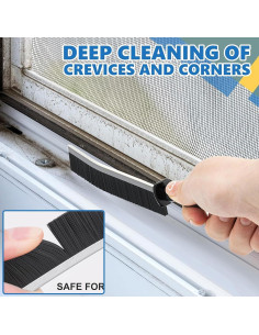 Juego de 6 cepillos de limpieza MyVaky para rincones 2