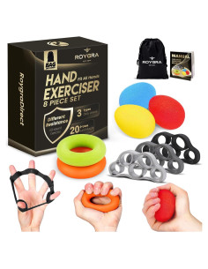 Fortalecedor de Agarre Roygra - Kit de Ejercicio de Mano
