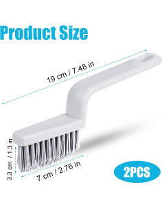 Juego de 2 cepillos limpiadores de lechada KINBOM 19x7cm 2