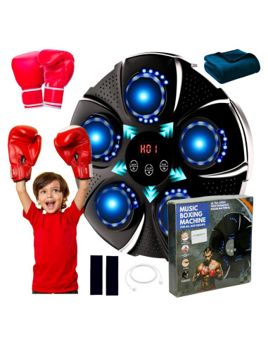 Máquina de Boxeo Musical ZEAL'N LIFE Ajustable 9 Modos