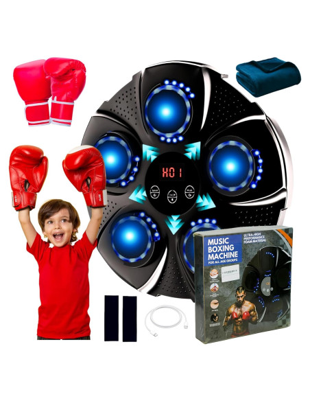 Máquina de Boxeo Musical ZEAL'N LIFE Ajustable 9 Modos