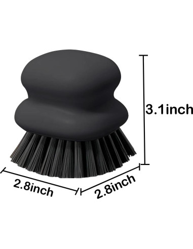 Cepillo de Platos CD HOME con Mango Antideslizante Negro