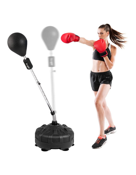 Saco de Boxeo Yes4All con Soporte Ajustable y Bola Reflexiva