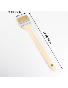 Brocha de Pintura UVEPBSMN 7.62 cm Mango Largo Cerdas de Cerdo 2