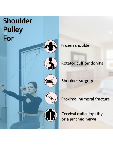 Polea para Hombro Hshbxd sobre la Puerta - Rehabilitación Física